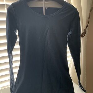 Lululemon Athletica Navy Reversible Long Sleeve Top